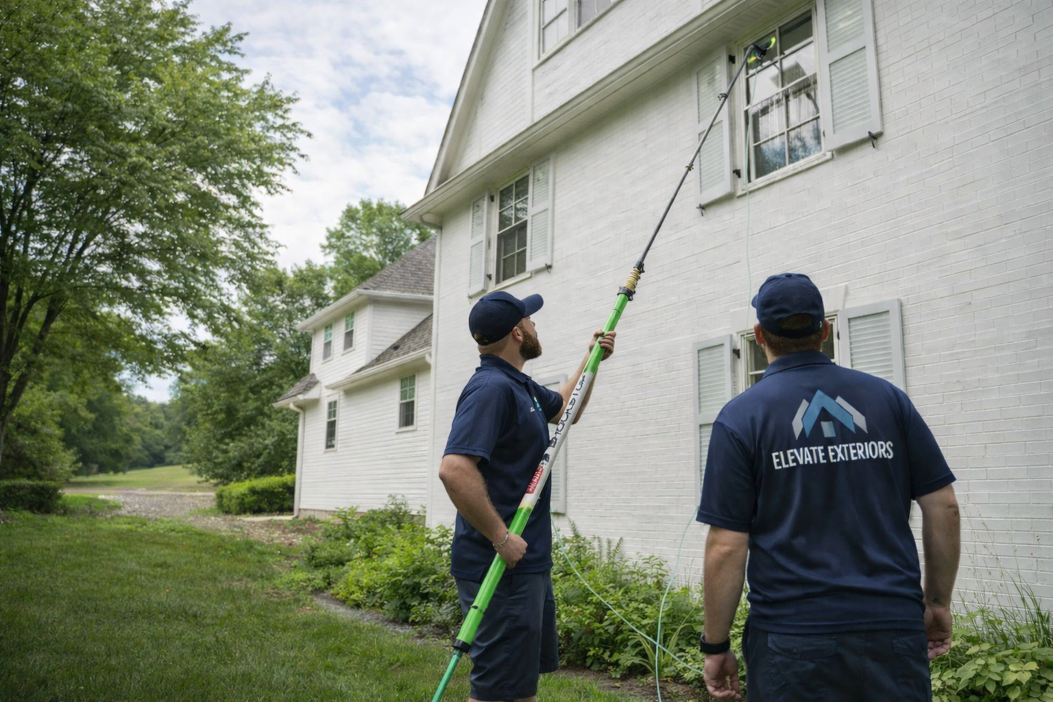 Elevate Exteriors professional cleaning service