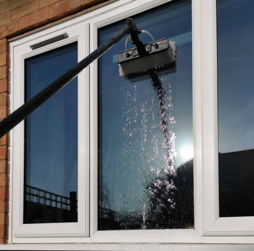Professional window cleaning service