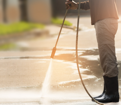 Professional pressure washing service